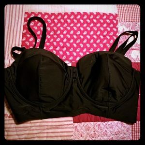 Forever 21 3x black bikini top